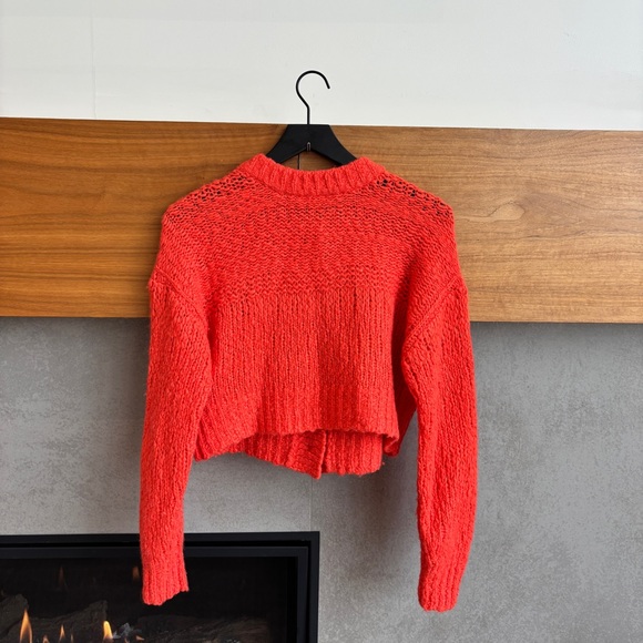 Everlane The Lofty Knit Merino Wool
Alpaca Sweater Amber Orange, Size XS - Picture 12 of 15
